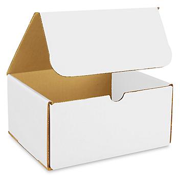 8 x 7 x 4" White Indestructo Mailers S-18160