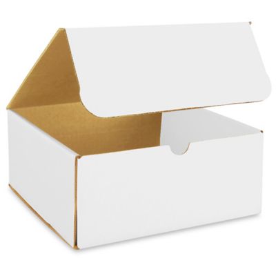 9 x 9 x 4" White Indestructo Mailers S-18161