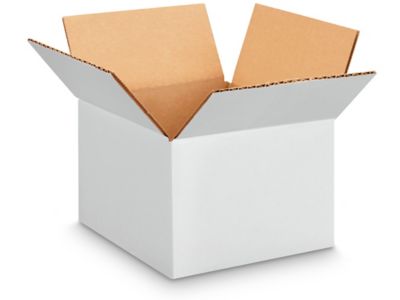 Plain white deals shipping boxes