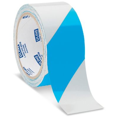 Reflective Tape - 2 x 10 yds, Blue/White - ULINE - 2 Rolls - S-18175