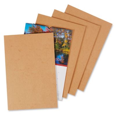 Secure Seal 12x12 Brown Chipboard Pads/Sheets 22pt Lightweight (Pack of 10)