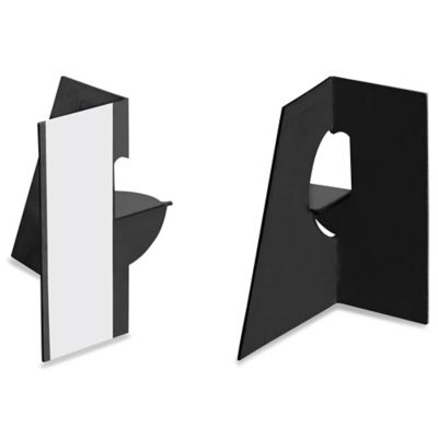 Easel Backs - 3", Single Wing, Black S-18202BL
