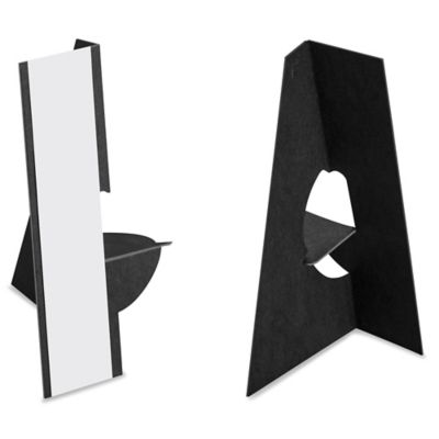 Easel Backs - 5", Single Wing, Black S-18203BL