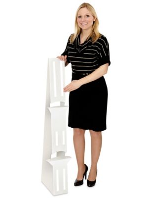 Easel Backs - 48", Jumbo, Double Wing, White S-18212W