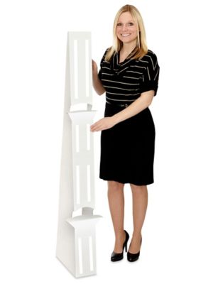 Easel Backs - 60", Jumbo, Double Wing, White S-18213W