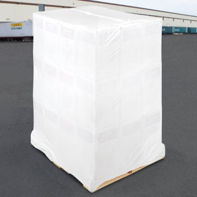 UVI Shrink Pallet Bags - White, 4 Mil, 50 x 48 x 84" S-18241