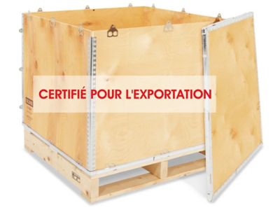 Wood Crate - 30 x 30 x 30" with Pallet S-18247