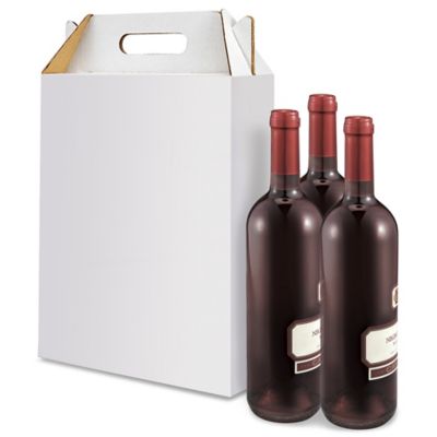 Cajas para Envíos de Botellas de Vino - Paquete para 2 Botellas S-5810 -  Uline