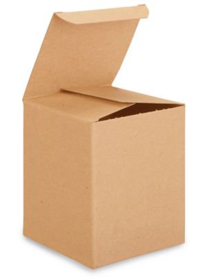 Reverse Tuck Cartons - Kraft, 4 x 4 x 5" S-18296