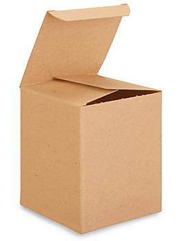 Reverse Tuck Cartons - Kraft, 4 x 4 x 5" S-18296