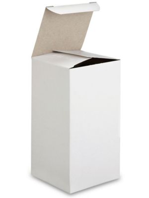 Reverse Tuck Cartons - White, 3 x 3 x 6" S-18299
