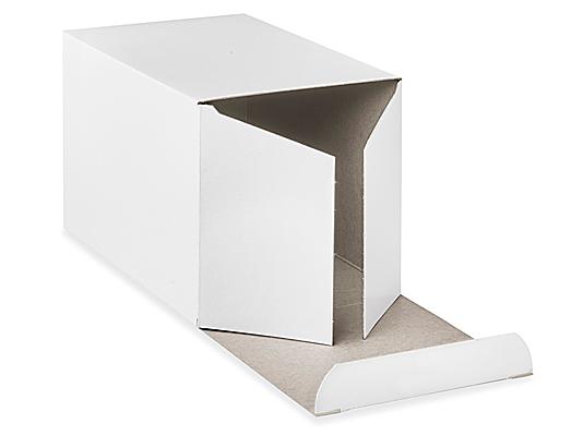 4 x 4 x 6 White Reverse Tuck Folding Cartons 250/Case 
