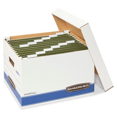 Snap-N-Store Caja de almacenamiento – Paquete de 2 cajas de archivo de  revistas para organizar – Cajas de almacenamiento de 12.25 x 3.88 x 9.75