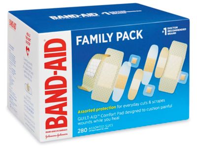 Plastic Strip Bandages, Assorted Sizes, 80/Box - WASIP Ltd.