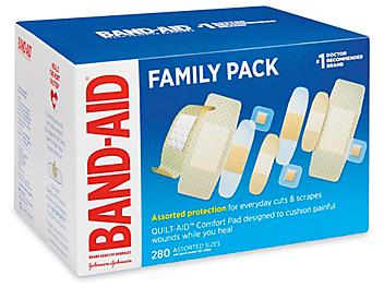 Band-Aid&reg; Bandages - Plastic, Assorted Pack S-18326