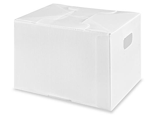Corrugated Plastic Boxes - 16 x 12 x 12 S-18329 - Uline