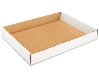 Corrugated Trays - White, 15 x 12 x 2" S-18332