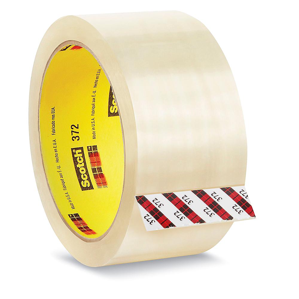 Clear 2 in 3M Scotch 375 Box Sealing Tape x 55 yds. 