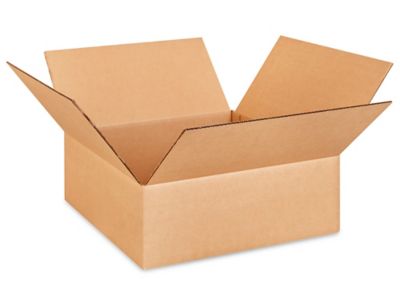 Corrugated Boxes 17 x 17 x 6, Kraft - ULINE - Bundle of 25 - S-18389