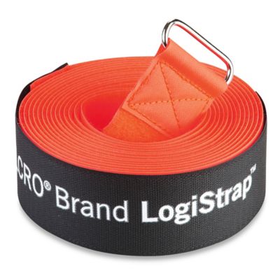Jumbo Velcro® Brand Strap - Standard, 2 x 16', Orange S-18396 - Uline