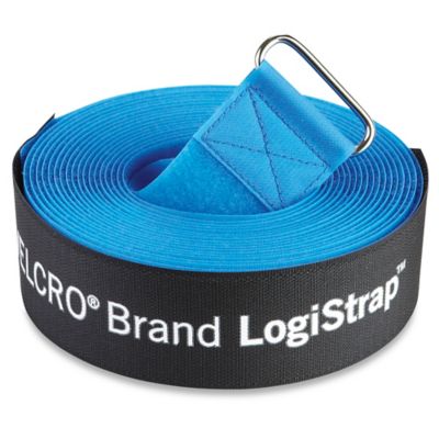 Jumbo Velcro® Brand Strap - Standard, x 23', Blue S-18397 - Uline