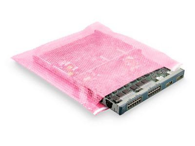 Anti-Static Bubble Bags, Pink Bubble Wrap Bags in Stock - ULINE