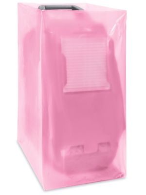 Poly Plastic Bags 18 x 24, 4 Mil Anti-Static, Pink - ULINE - Carton of 250 - S-3722