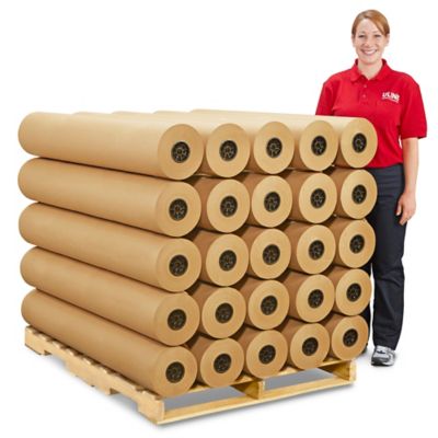 24 - 50 lb. Black Kraft Paper Rolls 720 Feet/Roll