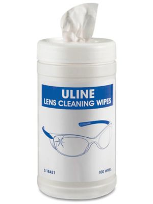 Uline Toallitas para Limpiar Lentes S-18421 - Uline