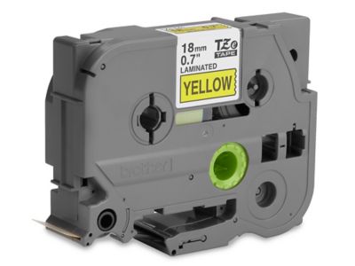 Brother&reg; P-Touch&reg; TZe Tape - Black on Yellow, 3/4" S-18424