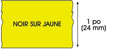 Ruban adhésif d'étiquettes TZE