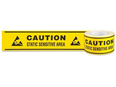 Uline Vinyl Anti-Static Message Tape - 3" x 60' S-18436