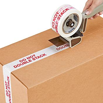 Preprinted Tape - "Do Not Double Stack", 2" x 110 yds S-1843
