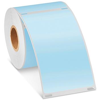 Uline Mini Printer Labels - Blue Paper, 2 5/16 x 4" S-18481BLU
