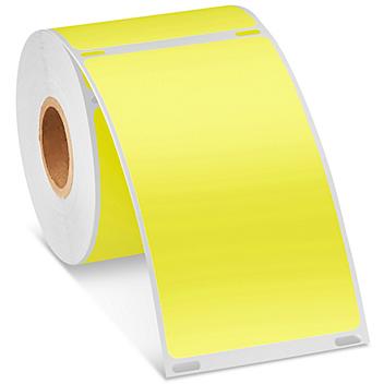 Uline Mini Printer Labels - Yellow Paper, 2 5/16 x 4" S-18481Y