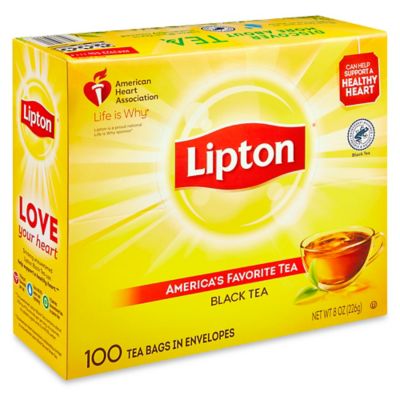 Getalenteerd Oriëntatiepunt Snor Lipton® Black Tea S-18486 - Uline