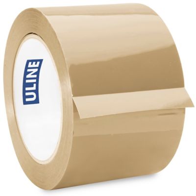 U-Line Thick Packing Tape, 3.5 mil Thick, 2 x 55 Yd, Crystal Clear, 6  Rolls (S-447)