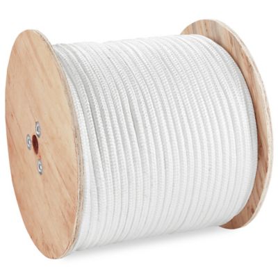 KingCord 1/2 in. x 300 ft. Nylon Marine-Grade Double Twin Braid Rope, White  300641 - The Home Depot