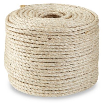 Corde en sisal torsadée – 3/8 po x 500 pi S-18523 - Uline