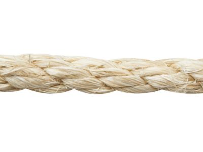 Corde torsadée en sisal 3 torons 30 m x 6 mm naturel