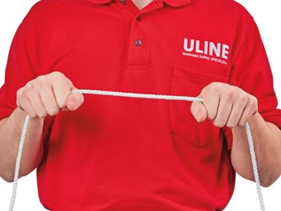 Twisted Polyester Rope - 1/4 x 600' - ULINE - Box of 600 Feet - S-18525