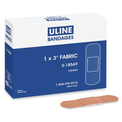 Uline – Ruban adhésif en toile industriel – 3 po x 60 vg, bleu S