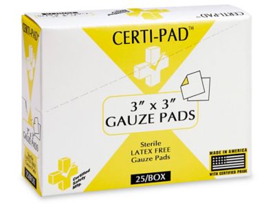 Gauze Pads 3 x 3" S18574 Uline