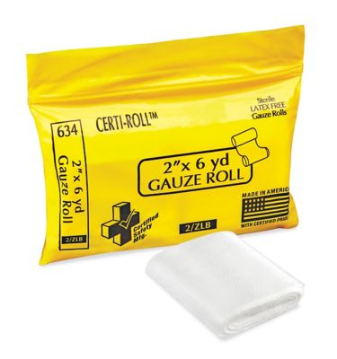 Gauze Rolls 2" x 6 yds S18575 Uline