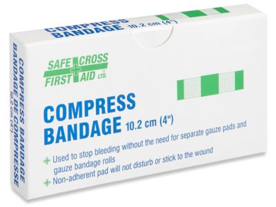 624CG - Bandage Compress - 4 - 1/unit - Certified Safety