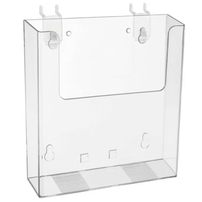 Acrylic Literature Holder - 9 x 1 3/4 x 9 1/2" S-18606