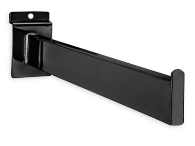 Straight Faceout for Slatwall - 12", Black S-18610BL
