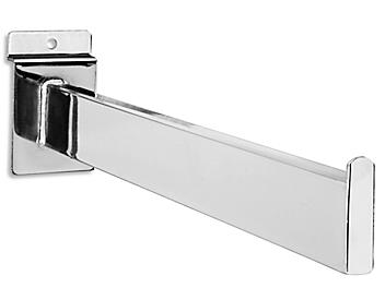 Straight Faceout for Slatwall - 12", Chrome S-18610C