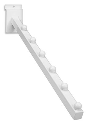 6 Ball Waterfall for Slatwall - 16", White S-18611W