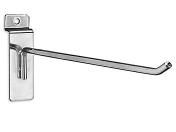 Peg Hooks for Slatwall - 10", Chrome S-18615C